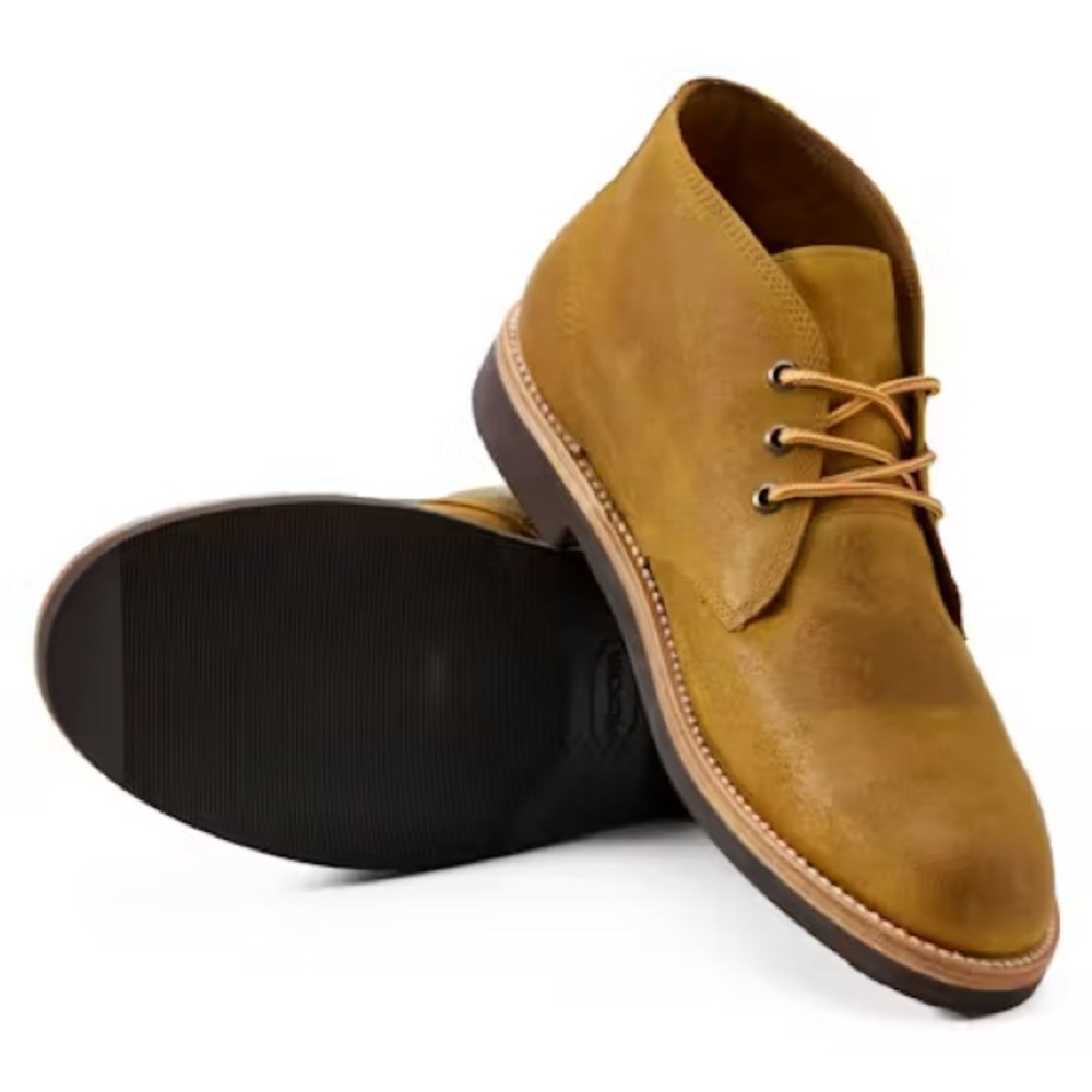HUCKBERRY Harrison Chukka Boot Mens 9.5 Wax Top Tan